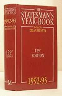 cover of the book The Statesman’s Year-Book: Statistical and Historical Annual of the States of the World for the Year 1992–1993