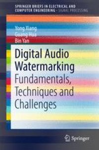 cover of the book Digital Audio Watermarking: Fundamentals, Techniques and Challenges