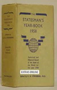 cover of the book The Statesman’s Year-Book: Statistical and Historical Annual of the States of the World for the Year 1958