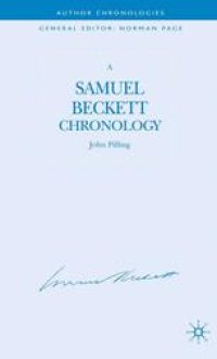 cover of the book A Samuel Beckett Chronology