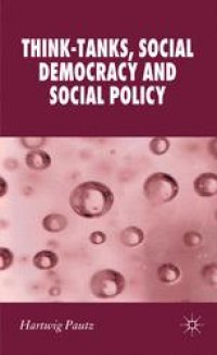 cover of the book Think-Tanks, Social Democracy and Social Policy