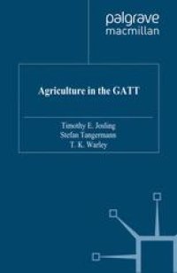 cover of the book Agriculture in the GATT