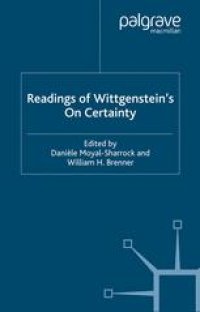 cover of the book Readings of Wittgenstein’s On Certainty