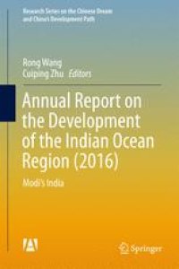 cover of the book Annual Report on the Development of the Indian Ocean Region (2016): Modi’s India