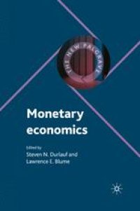 cover of the book Monetary Economics