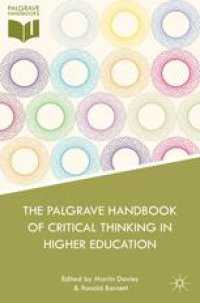 cover of the book The Palgrave Handbook of Critical Thinking in Higher Education