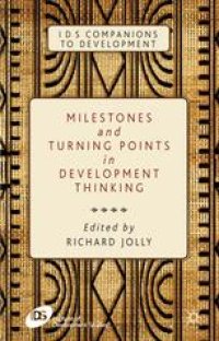 cover of the book Milestones and Turning Points in Development Thinking