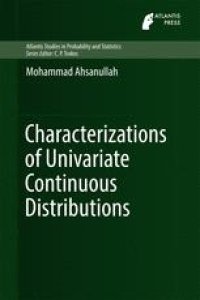 cover of the book Characterizations of Univariate Continuous Distributions