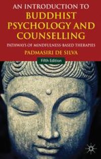 cover of the book An Introduction to Buddhist Psychology and Counselling: Pathways of Mindfulness-Based Therapies