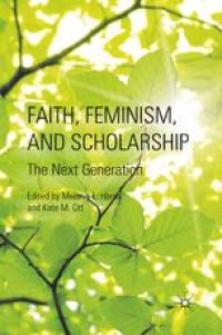 cover of the book Faith, Feminism, and Scholarship: The Next Generation