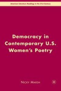 cover of the book Democracy in Contemporary U.S. Women’s Poetry