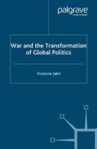 cover of the book War and the Transformation of Global Politics