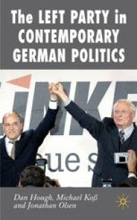 cover of the book The Left Party in Contemporary German Politics