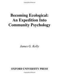 cover of the book Becoming ecological : an expedition into community psychology