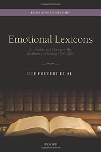 cover of the book Emotional lexicons : continuity and change in the vocabulary of feeling 1700-2000