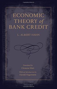 cover of the book Economic theory of bank credit