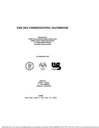 cover of the book The decommissioning handbook