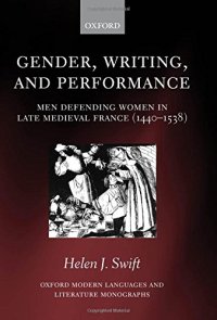 cover of the book Gender, writing, and performance : men defending women in late medieval France, 1440-1538