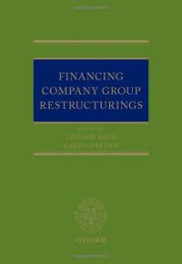 cover of the book Financing company group restructurings