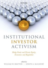 cover of the book Institutional investor activism : hedge funds and private equity, economics and regulation