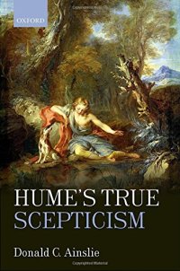 cover of the book Hume’s true scepticism