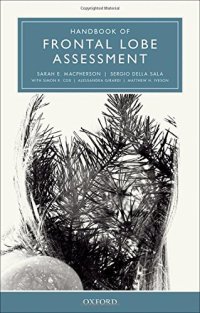 cover of the book Handbook of frontal lobe assessment