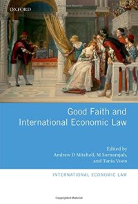 cover of the book Good faith and international economic law