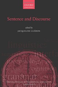 cover of the book Sentence and discourse