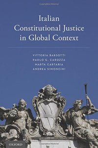 cover of the book Italian constitutional justice in global context