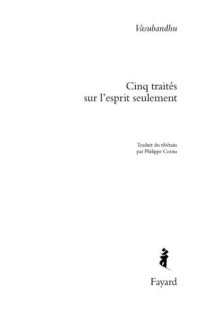 cover of the book Cinq traités sur l’esprit seulement