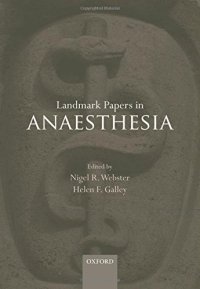 cover of the book Landmark papers in anaesthesia