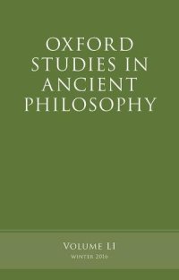 cover of the book Oxford Studies in Ancient Philosophy, Volume LI