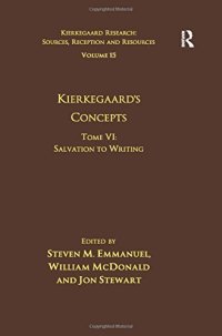 cover of the book Kierkegaard’s Concepts. Tome VI: Salvation to Writing