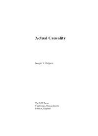 cover of the book Actual Causality