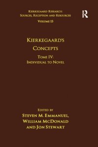 cover of the book Kierkegaard’s Concepts. Tome IV: Individual to Novel