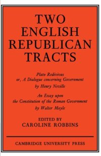 cover of the book Two English Republican Tracts