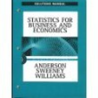 cover of the book Solutions Manual: Statistics for Business & Economics