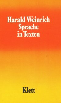 cover of the book Sprache in Texten