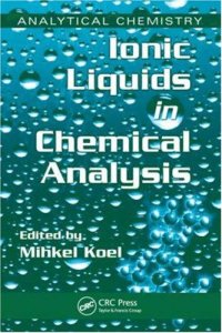 cover of the book Ionic Liquids in Chemical Analysis