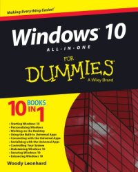 cover of the book Windows 10 All-in-One For Dummie