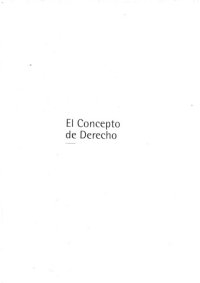 cover of the book El concepto de derecho