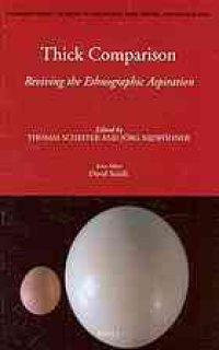 cover of the book Thick comparison : reviving the ethnographic aspiration