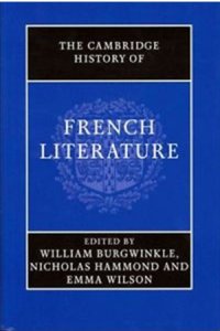 cover of the book The Cambridge History of French Literature