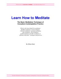 cover of the book How to Meditate