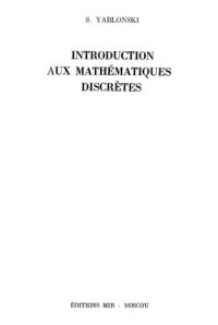 cover of the book Introduction aux mathématiques discrètes