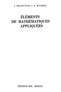 cover of the book Eléments de mathématiques appliquées