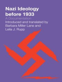 cover of the book Nazi Ideology before 1933: A Documentation