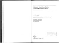 cover of the book Ultimate Limit State Design of Steel-Plated Structures