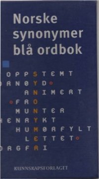 cover of the book Norske synonymer blå ordbok Синий словарь синонимов норвежского языка