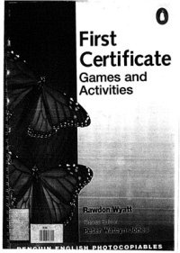 cover of the book First Certificate Games and Activities